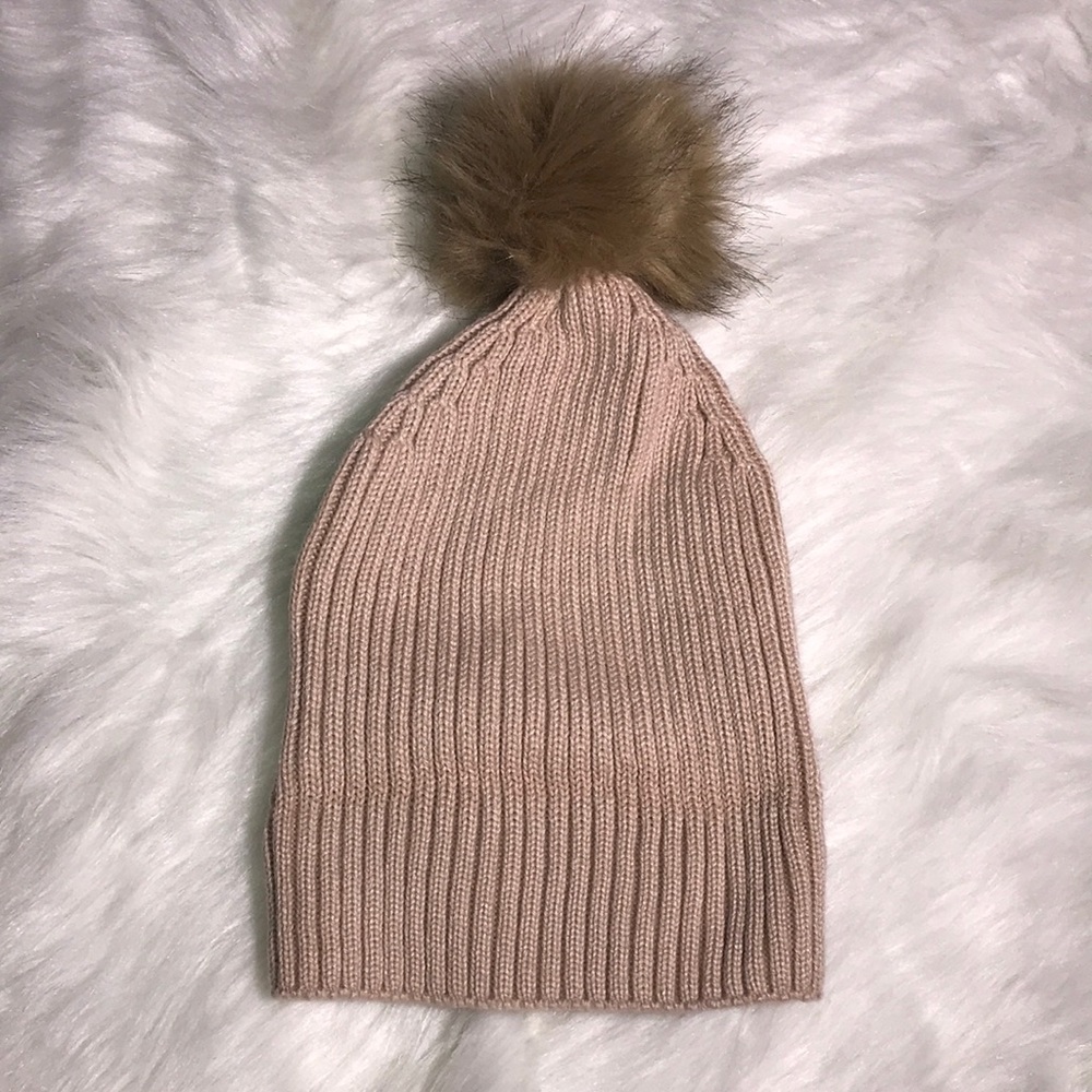 Rose gold beanie